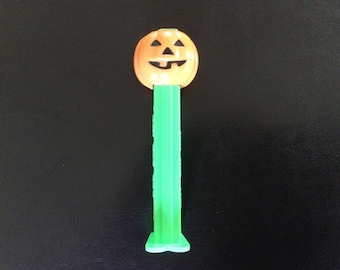 Vintage Pumpkin Pez Candy Container