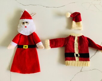 Handmade Christmas Wine Covers: Penguin, Santa Sweater, Felt Decorations
