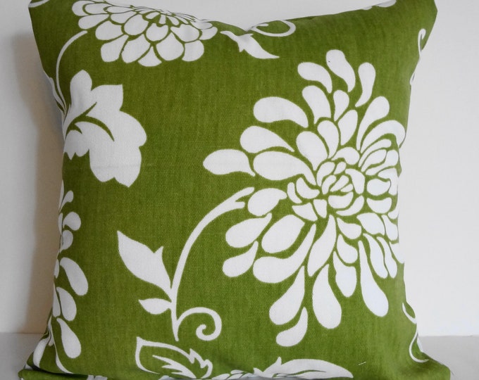 Lime Green Decorative Pillow Cover, Apple Green Throw Pillow Cover, 14 X 14 Etsy