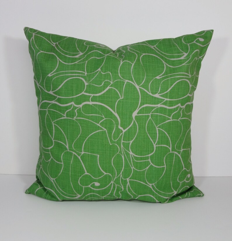 Emerald Green Decorative Pillow Cover Cushion Cover 16 X 16 Etsy
