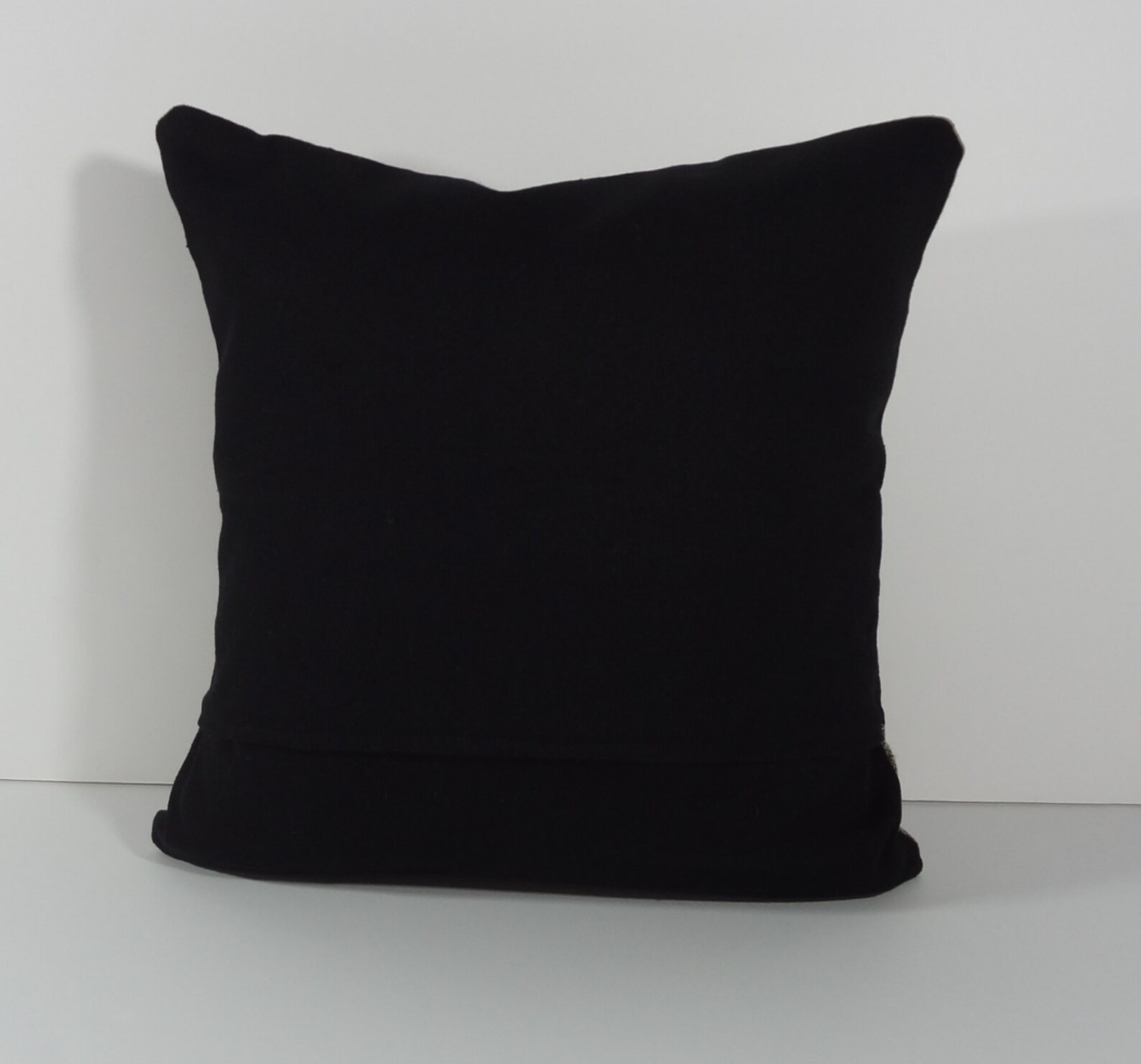 Decorative Pillow Cover Black White Red 16 X 16 Cushion Etsy