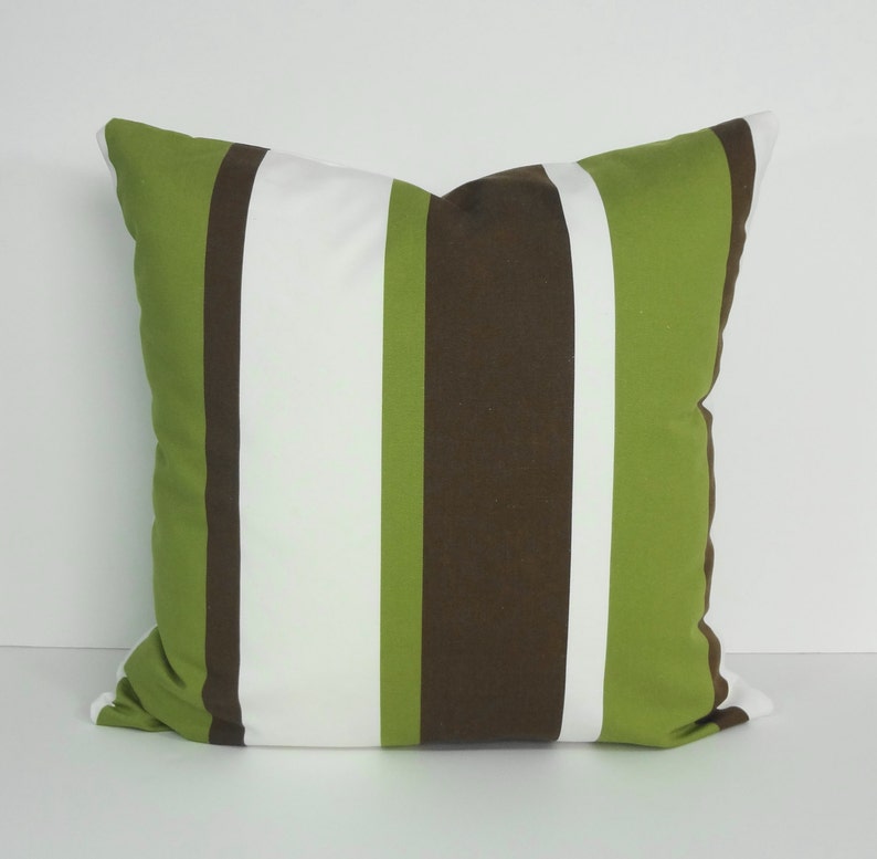 Green and Brown Decovative Pillow Cover Throw Pillow Cover Etsy