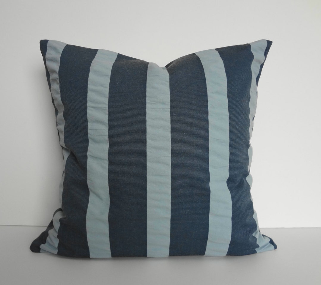 Denim Blue Decorative Pillow Cover, Throw Pillow, Denim Blue, Indigo