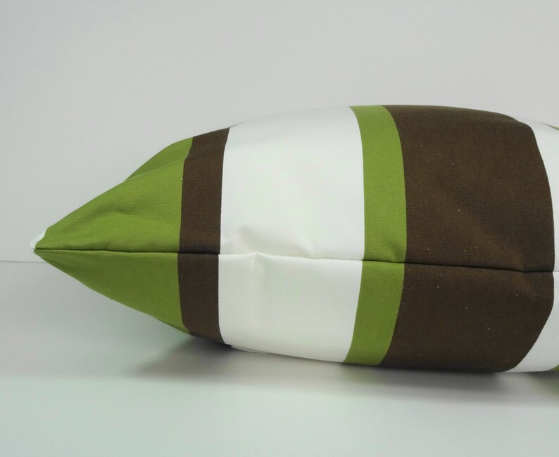 Green and Brown Decovative Pillow Cover Throw Pillow Cover Etsy