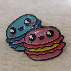 Cute French Macarons Soft Enamel Pin