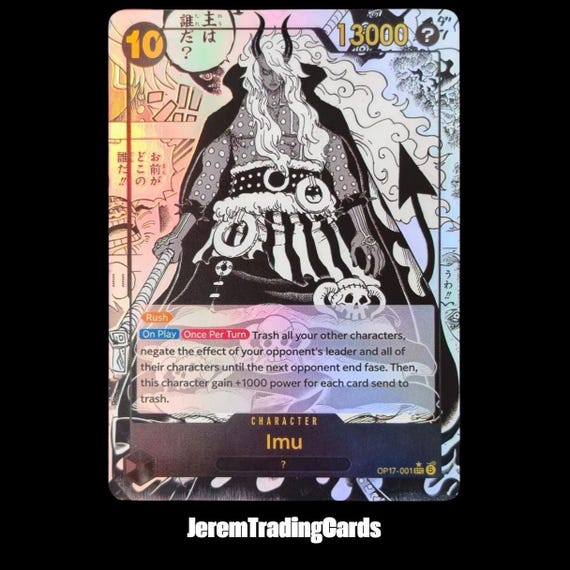 One Piece Imu OP17-001 – Custom Proxy Anime Trading Card EN - Etsy