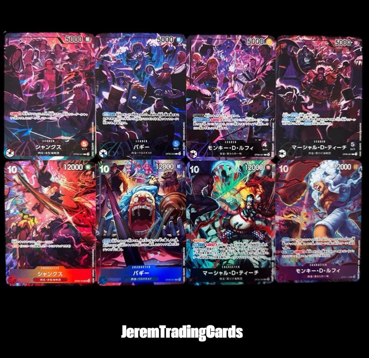 One Piece 2nd Anniversary Set – 8 Custom Proxy Cards Set Anime