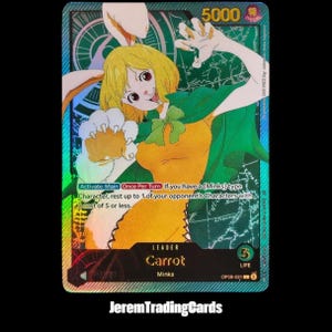 carrot one piece card game OP08-021 Two Legends 029 Release Date Tips on Playing Carrot? Current