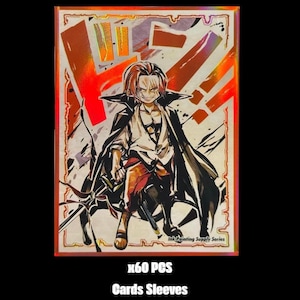 limited card sleeve premium shanks BANDAI ONE PIECE GAME OFFICIAL CARD SLEEVES EDITION Collectors — Protects your deck while showcasing your style Durable limited card sleeve premium shanks