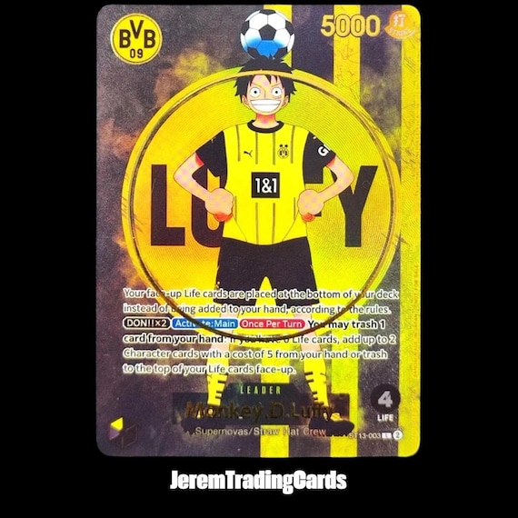 One Piece Monkey.d.luffy ST13-003 BVB Borussia Dortmund – Custom