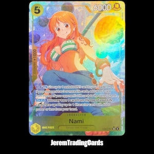 One Piece Nami Birthday Card - Etsy