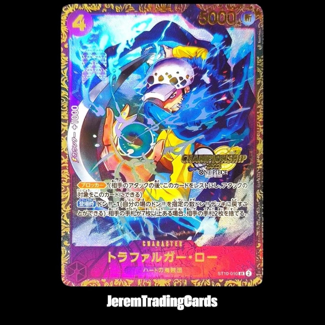 One Piece Trafalgar Law ST10-010 Championship 2023 Promo – Custom