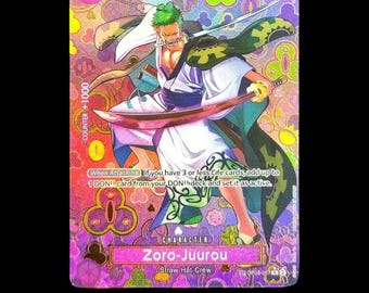 One Piece Zoro-Juurou OP05-067 – Custom Proxy Anime Trading Card EN