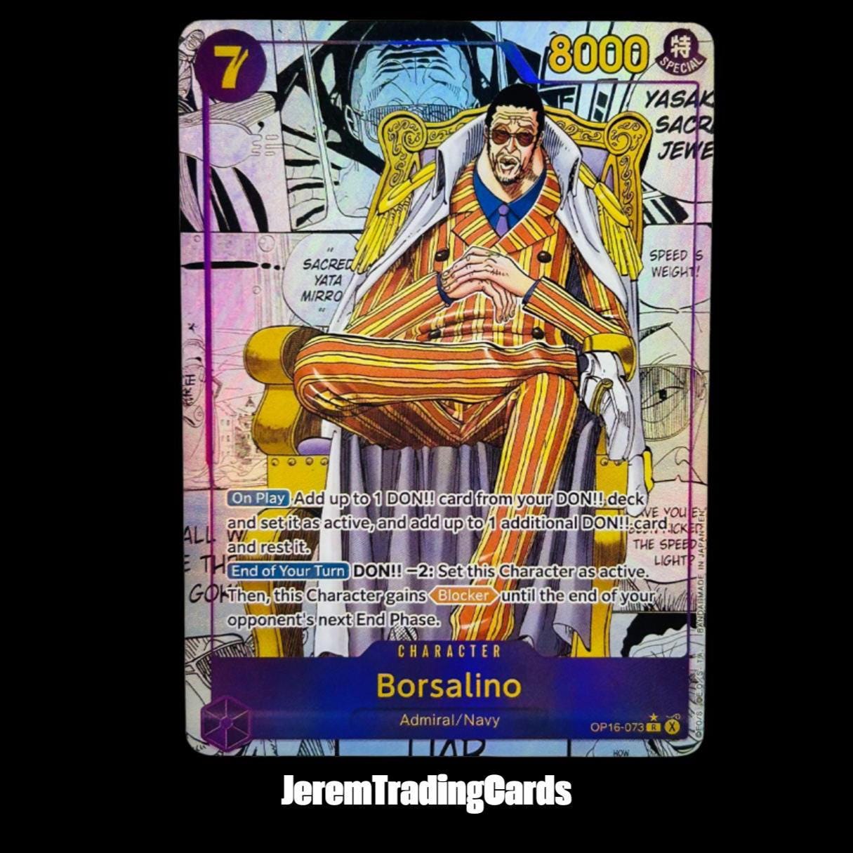 One Piece Tcg Borsalino - Etsy