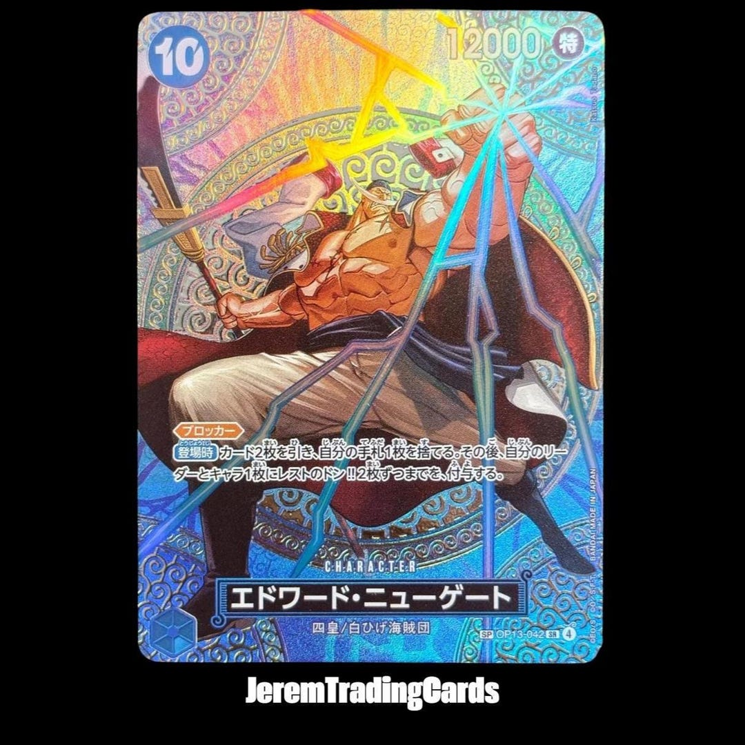 One Piece SP Whitebeard OP13-042 – Custom Proxy Anime Trading Card