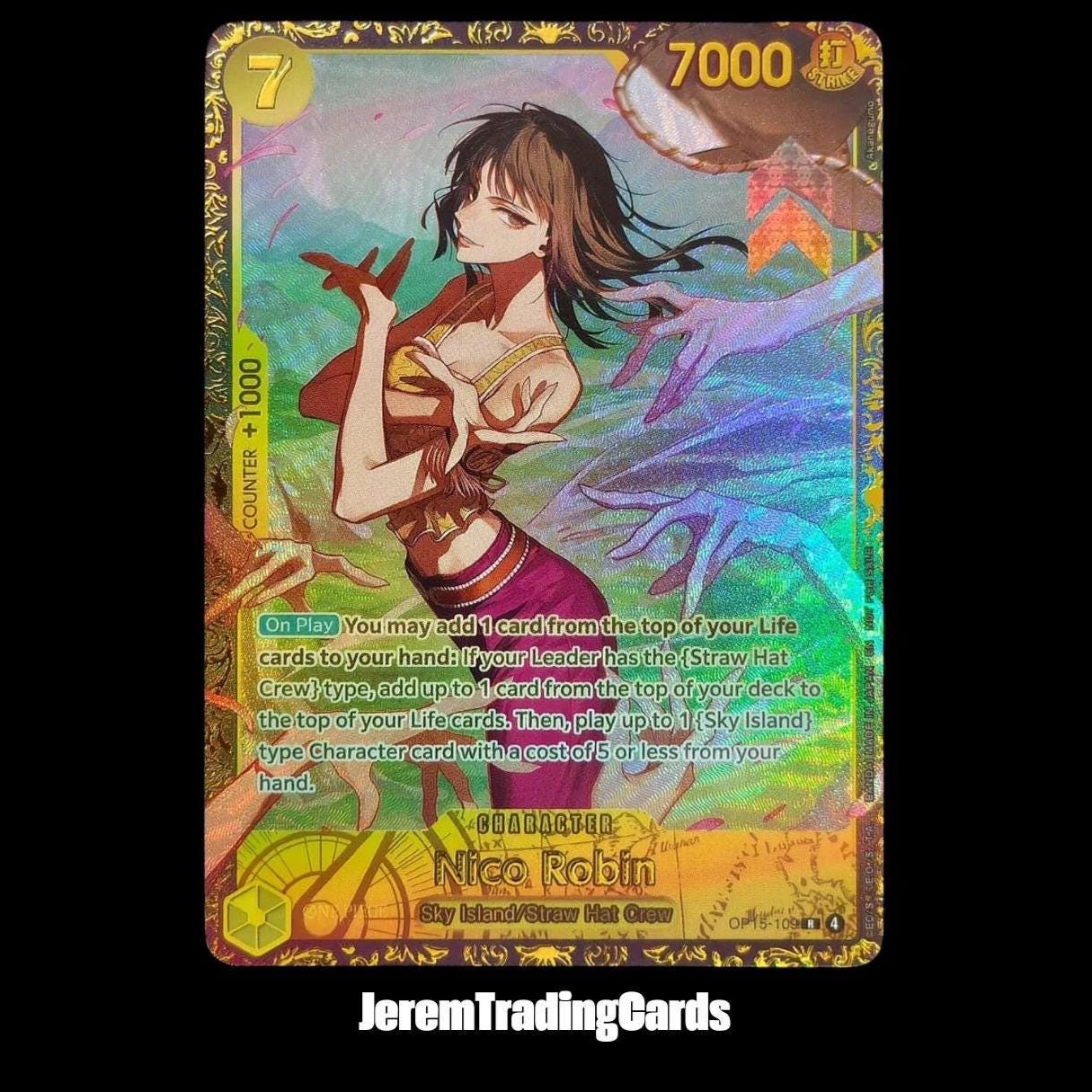 Nico Robin One Piece Tcg - Etsy