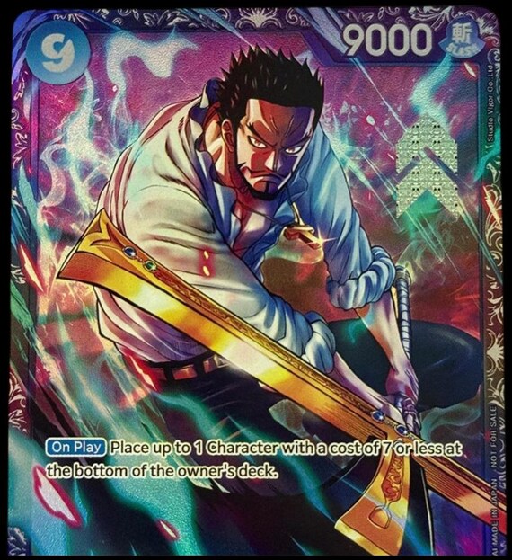 AxMxP CRU クル トレカ One Piece Dracule Mihawk OP01-070 Promo Treasure Cup – Custom