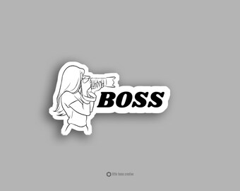 Waterproof Vinyl Photographer Boss Sticker – Camera Bag Laptop Decal