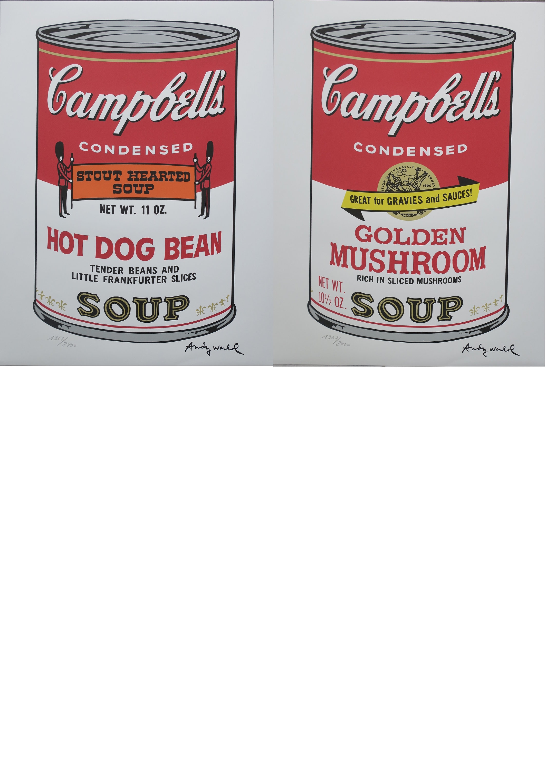 限定 Campbells Soup II/10枚セット 証明書付/ウォーホル Lot - Andy Warhol (1928-1987): Campbell's Soup II (Set of Ten)