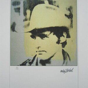 Andy Warhol Dennis Hopper Lithograph