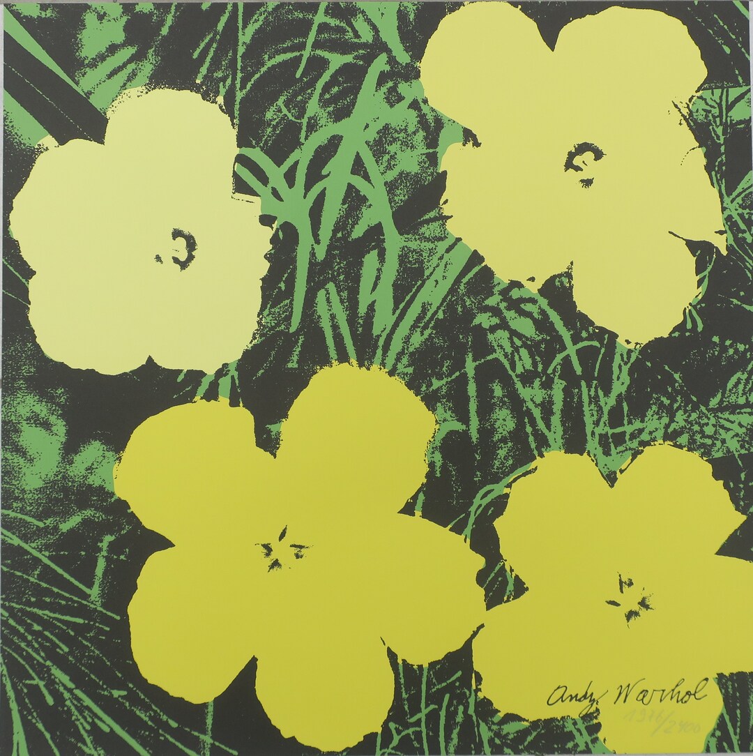 アンディウォーホル　フラワー　公式複製　特大 アンディウォーホル フラワー 公式複製 特大 アンディウォーホル