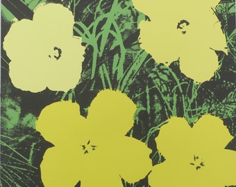 Andy Warhol Lithograph Flowers 72