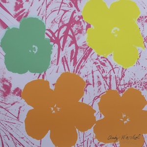 Andy Warhol Flowers Lithograph SALE