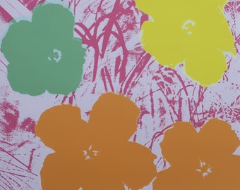 Andy Warhol Flowers Lithograph SALE