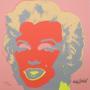 Andy Warhol Marilyn Monroe Portrait