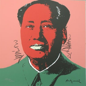 Andy Warhol Lithographie Mao Zedong 94