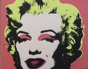 Andy Warhol, Marilyn Monroe, Plate Signed Lithograph - Etsy 日本