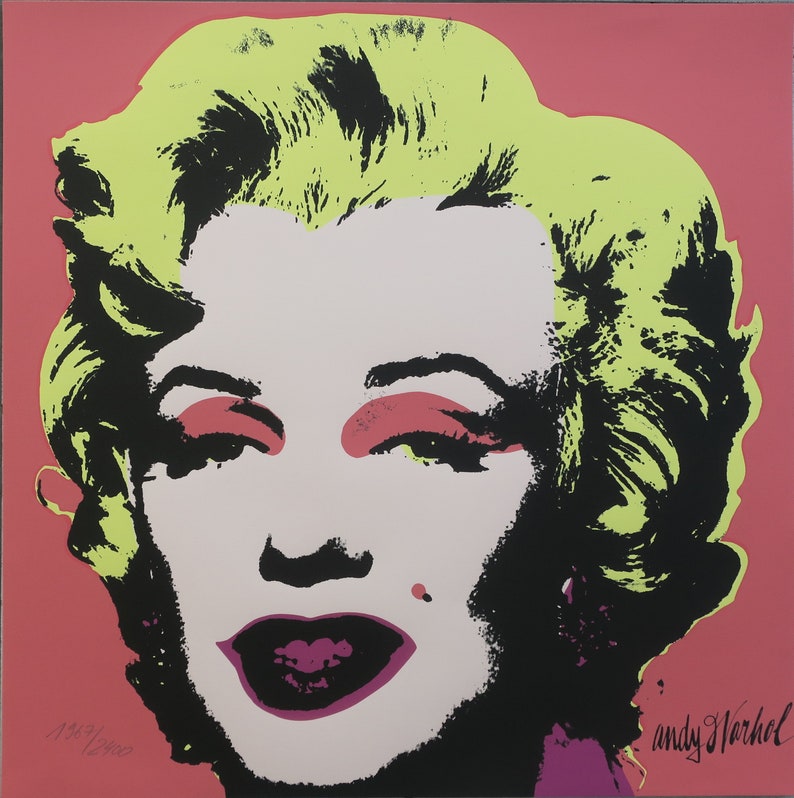 Andy Warhol Marilyn Monroe Lithograph image 1