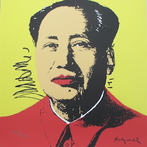 Andy Warhol Lithographie Mao Zedong 97