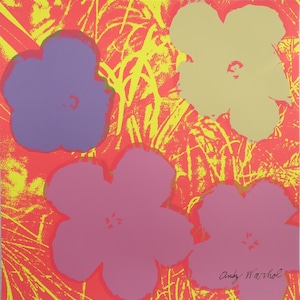 Andy Warhol Flowers Lithograph 69