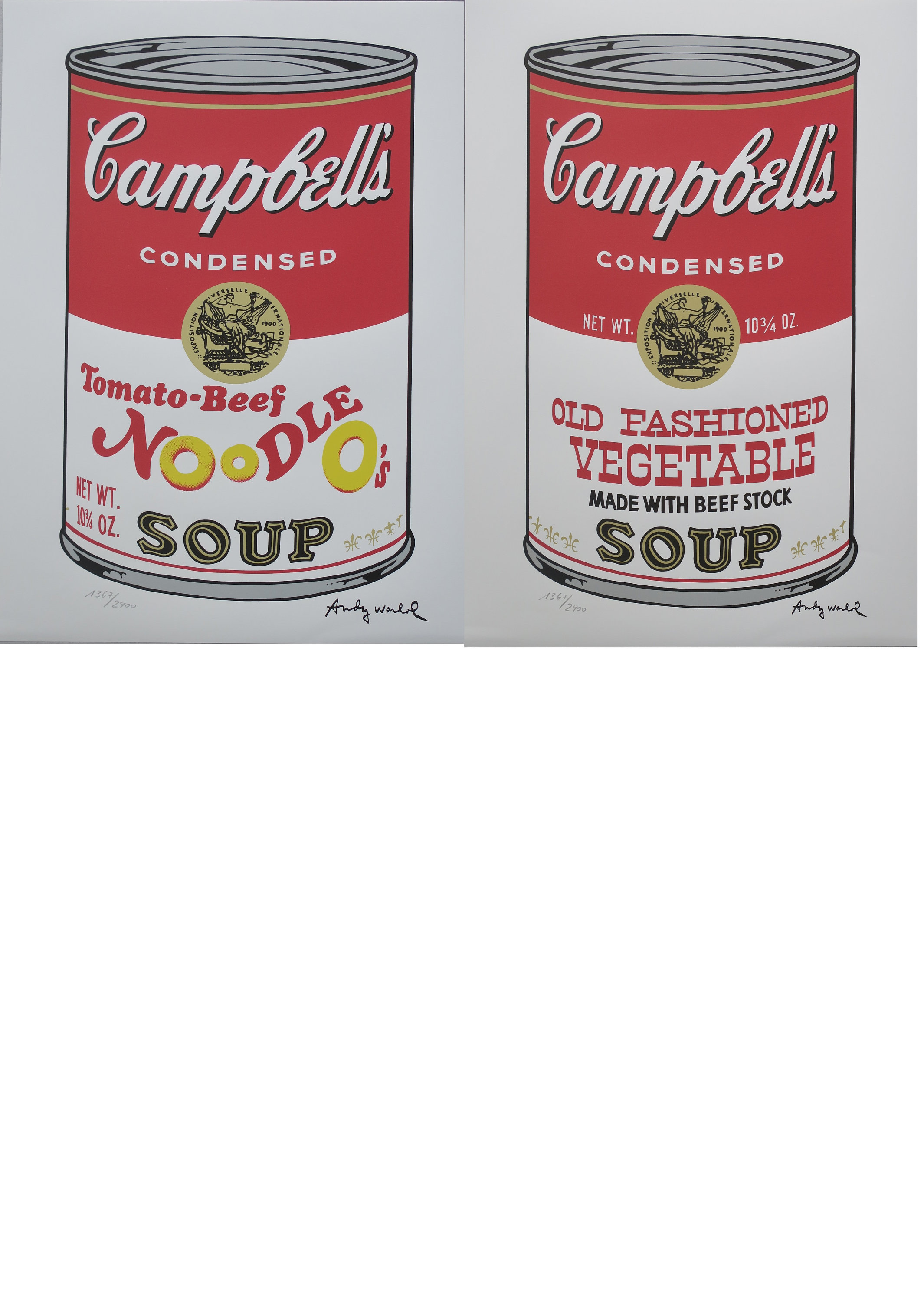アンディ・ウォーホル「キャンベルスープ10個II」2400部限定版