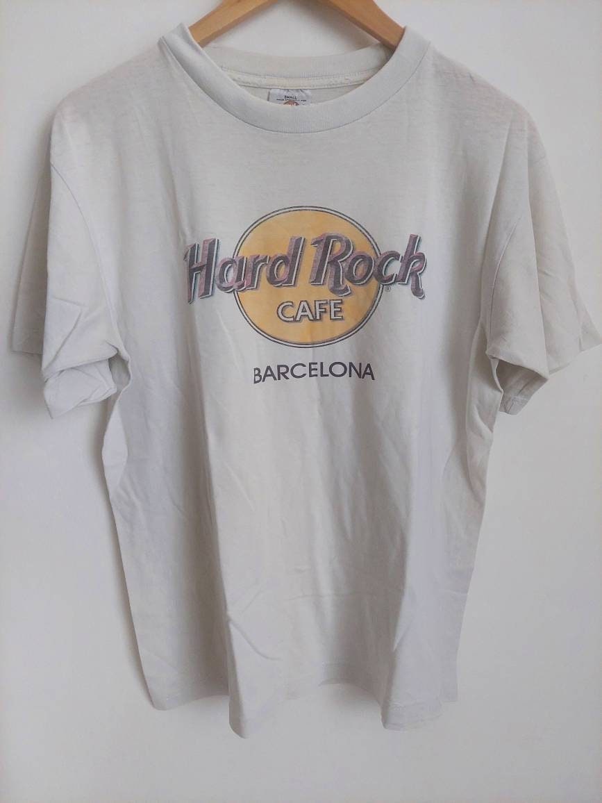 gnist handicap pedicab Vintage Hard Rock Cafe Barcelona T-shirt - Etsy