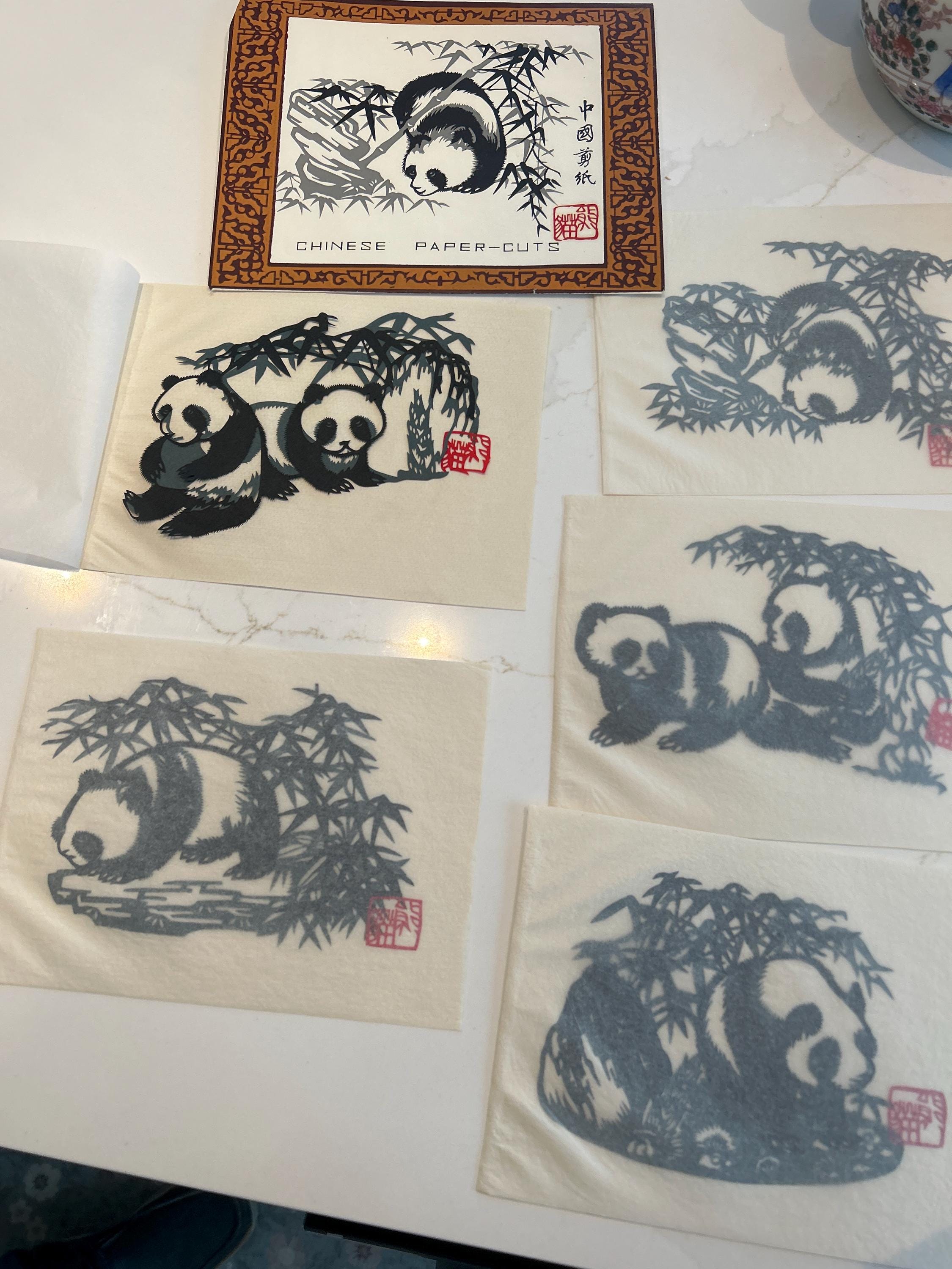 Vintage Chinese Papercut - Etsy