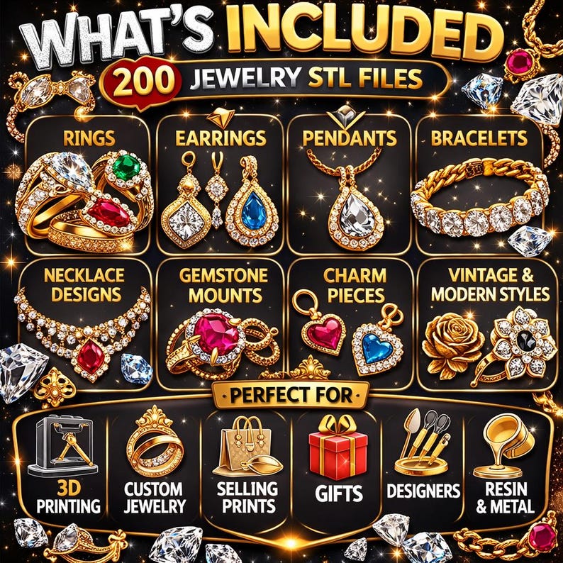 3d printing jewelry files