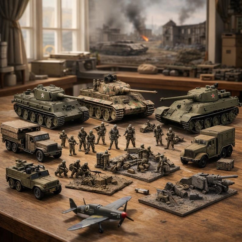 WWII STL Files 3D Print Mega Bundle | Printable Military Collection ...