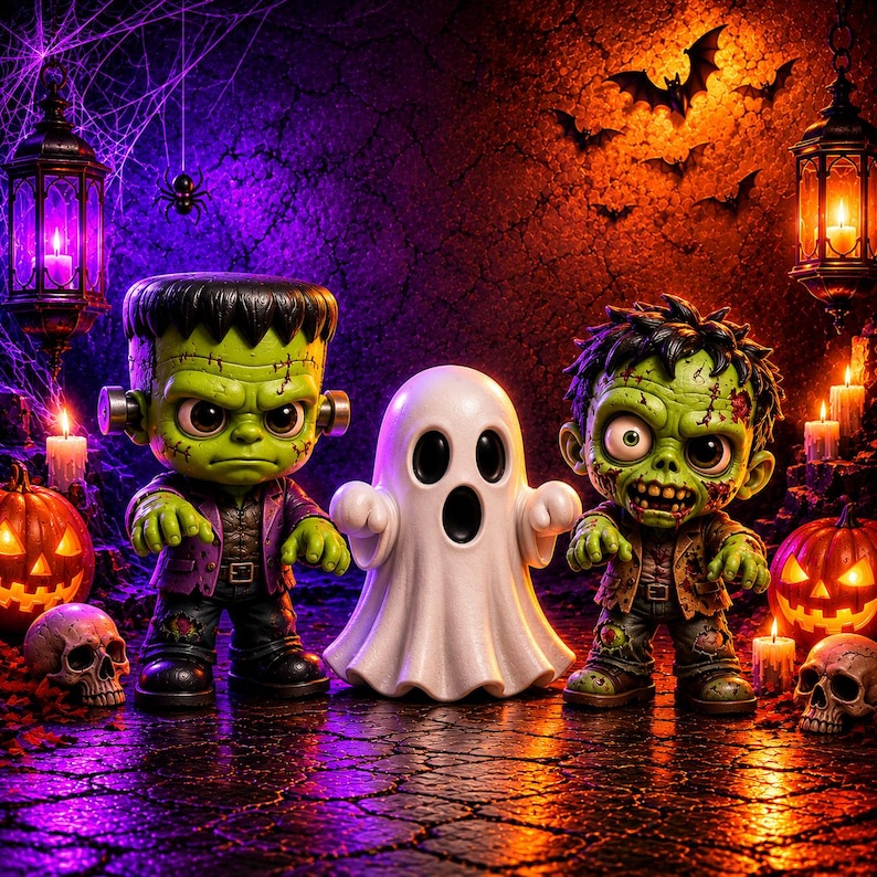 halloween figure toys stl files