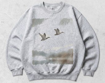 Boho Unisex Cabincore Crewneck Cozy Season Rustic Cabin Shirt, Cottagecore Outdoors Unisex Sweatshirt