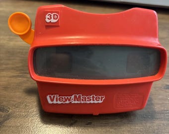 Vintage Red View Master 3D Portland USA  After Acquisition By Tyco Toys USA