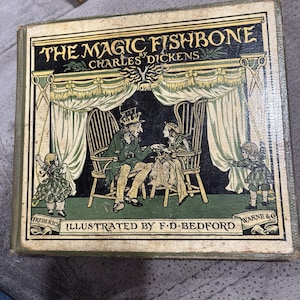 The Magic Fishbone by Charles Dickens (Hardcover circa 1979) Former Library Copy