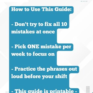 K&ouml;nnte beinhalten: Ein blau-wei&szlig;es Handbuch mit dem Titel &bdquo;How To Use This Guide&ldquo; mit Anweisungen zur Verbesserung der Englischkenntnisse. Der Leitfaden enth&auml;lt Tipps wie die Konzentration auf einen Fehler pro Woche.