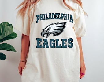 Design per maglietta Philadelphia Eagles / Maglietta per tifosi di football / Maglietta per il giorno della partita / Download digitale PNG