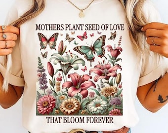 Wildflower Mothers Day PNG Mothers Plant Seed Of Love Png Floral Mama Coquette Bow Png Vintage Mom Png Positive Affirmation Mama PngORIGINAL