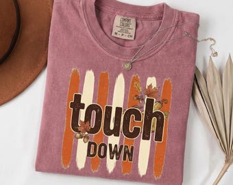 Football Touchdown PNG, Leopard Bow Fall Season Sports Sublimation Design, Trendy Game Day Football PNG, Distressed Sports Mom Shirt Png