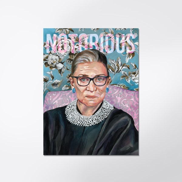 Notorious RBG - Sticker - Ruth Bader Ginsburg - Political Sticker - Feminist Sticker - RBG Sticker - Laptop Sticker - Hydroflask Sticker