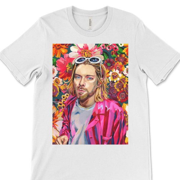 Kurt Cobain T-Shirt - Nirvana Shirt - Nirvana Tee - Kurt Cobain Tee - Streetwear -  Fashion T-Shirt - Pop Culture T-Shirt - 90s Shirt