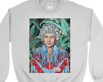 Golden Girls Sweatshirt - Dorothy Zbornak  - Dorothy Sweatshirt - Pop Culture Sweatshirt - 80s Sweatshirt - Tropical - Fashion